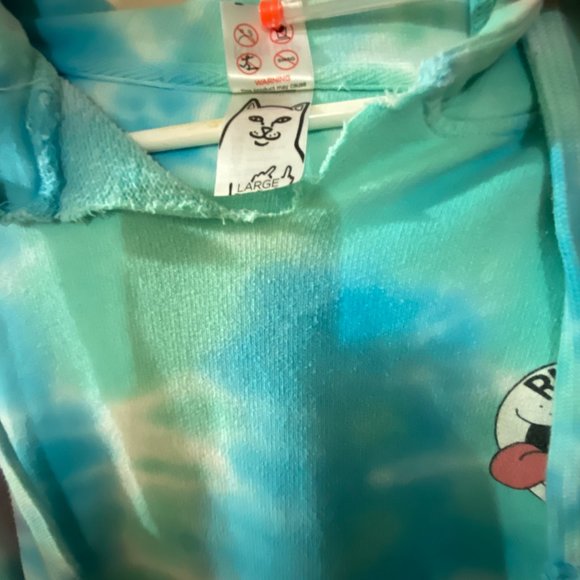 RIPINDIP HOODIE Tie-Dye Size Large - Picture 4 of 8